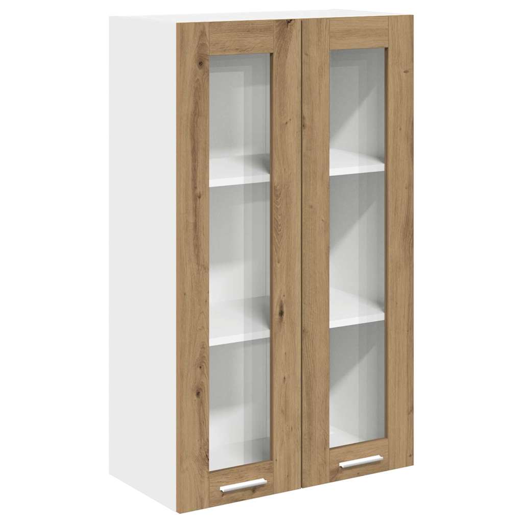 Hanging Cabinet with Shelf Riga Artisan Oak 60 x 31 x 100 cm